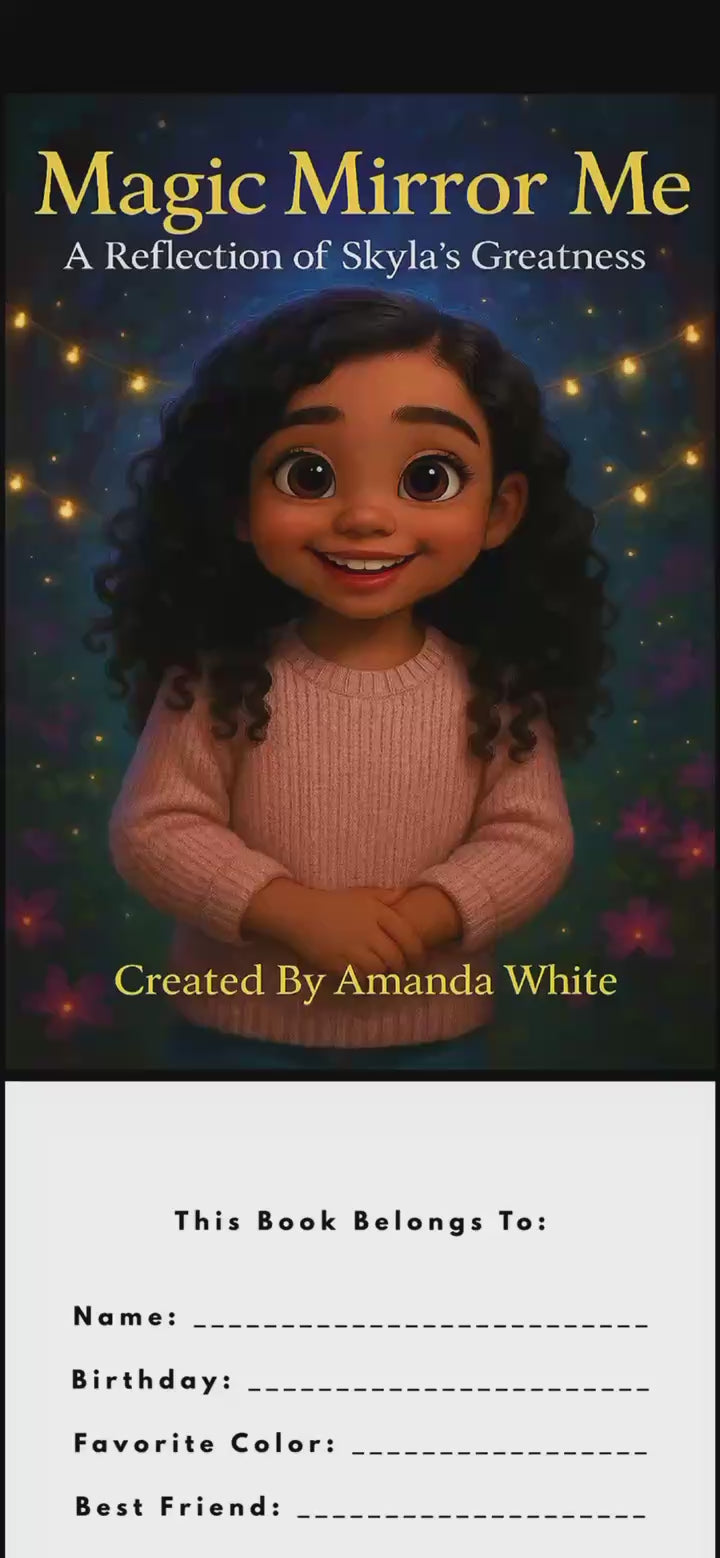 Magic Mirror Me – Digital Download (Custom Coloring Book - Digital Only)